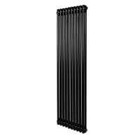 Дизайнерский радиатор Warm Well Column 2 1800*470 Black mat (нижнее)